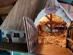 Kerststal met licht en beeldjes, Ophalen
