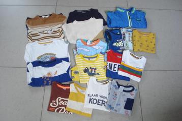 Pakket kledij, jongens. mt 98/104 (18 stuks) beschikbaar voor biedingen
