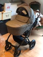 3 in 1 kinderwagen grijs/tauper bruin leder Bebetto, Kinderen en Baby's, Kinderwagens en Combinaties, Ophalen, Zo goed als nieuw