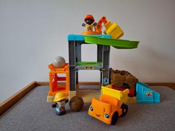 Little People Leren laden bouwplaats van Fisher Price beschikbaar voor biedingen