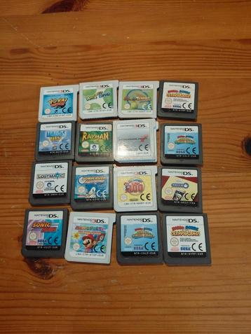 4€ per stuk Nintendo ds/3ds games Mario Rayman Sonic Yoshi beschikbaar voor biedingen