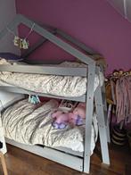 Lit superposé enfant 90 X 170 avec 2 matelas, Ophalen, Gebruikt, Stapelbed