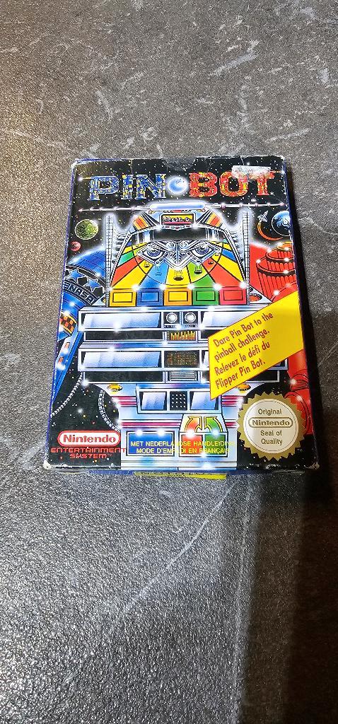 NES Pinbot-doos, Games en Spelcomputers, Games | Nintendo NES, Gebruikt, Ophalen of Verzenden