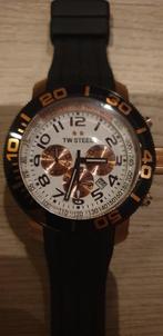 TW Steel TW76 Grandeur Diver Collection 45 mm, Comme neuf, Cuir, Autres marques, Acier