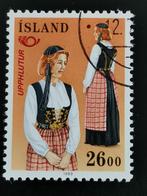 Ijsland 1989 - folklore, klederdracht, Postzegels en Munten, IJsland, Ophalen of Verzenden, Gestempeld
