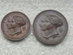 2 officiële medailles Great Exhibition 1851 London Victoria, Ophalen of Verzenden