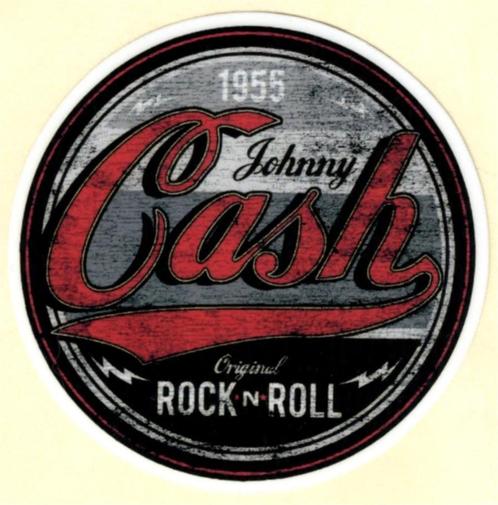 Johnny Cash sticker #1, Verzamelen, Muziek, Artiesten en Beroemdheden, Nieuw, Verzenden