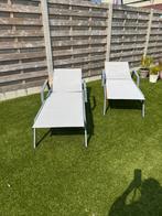 Ligzetel, Jardin & Terrasse, Chaises longues, Enlèvement, Utilisé, Aluminium, Réglable