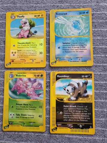 Pokémon 4 kaarten reverse holo Aquapolis  beschikbaar voor biedingen