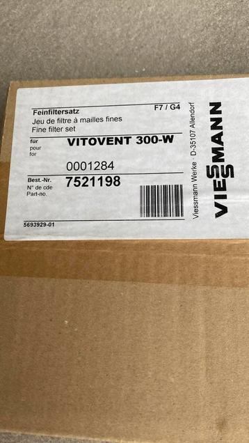 Filter voor ventilatie systeem Viessmann.  beschikbaar voor biedingen
