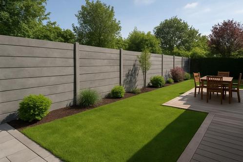 Betonplaten betonschutting, Tuin en Terras, Tuinhekken en Hekwerk, Ophalen