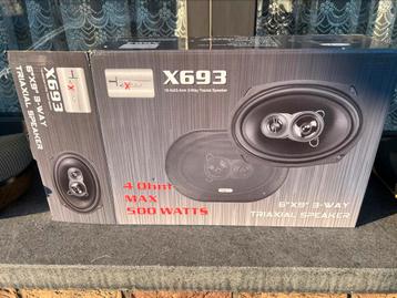 Autospeakers /autoboxen/ 500w beschikbaar voor biedingen