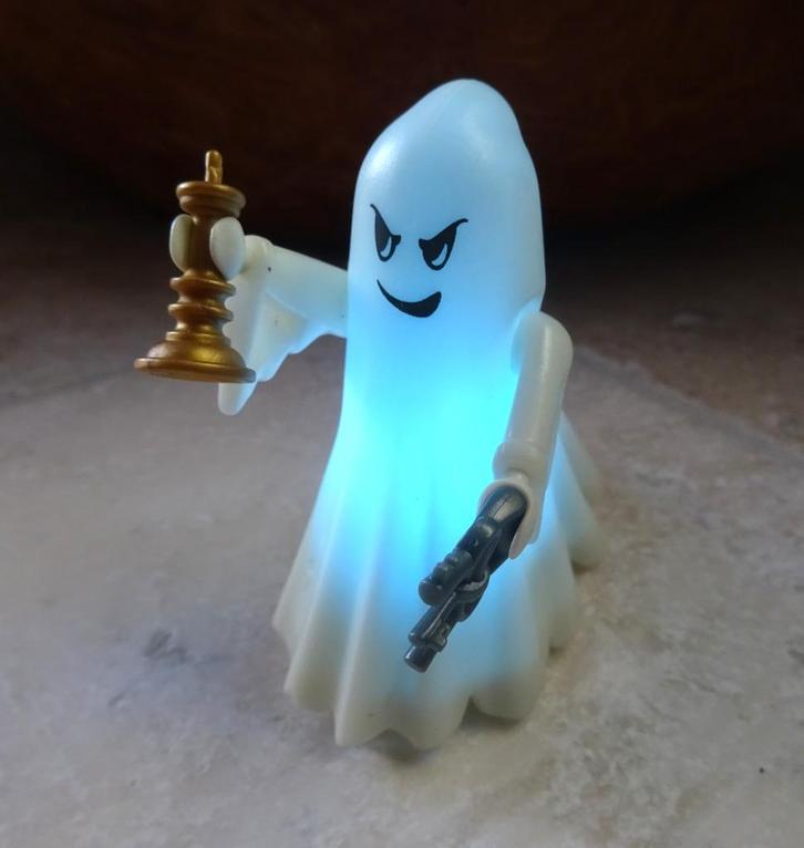 Playmobil collector: spook, met veelkleurige LED-functie, Kinderen en Baby's, Speelgoed | Playmobil, Gebruikt, Complete set, Ophalen of Verzenden