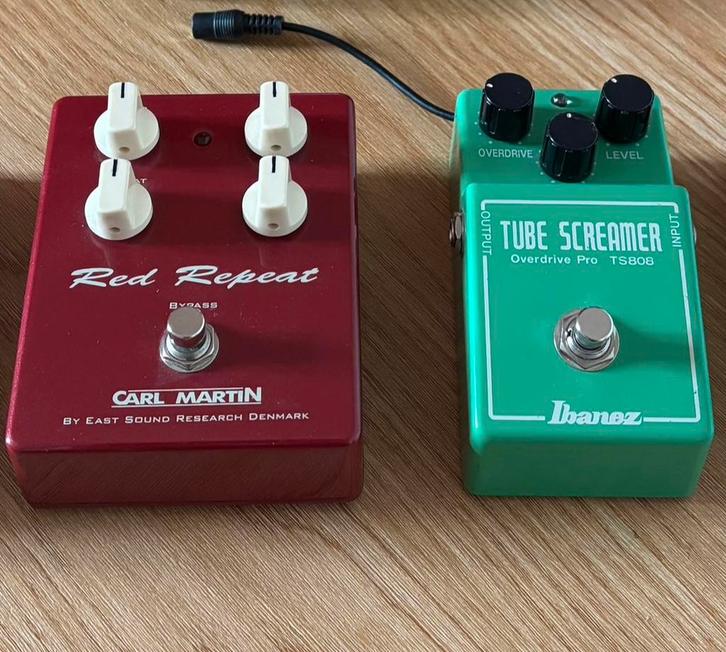 Gitaarpedalen, Muziek en Instrumenten, Effecten, Gebruikt, Delay of Echo, Distortion, Overdrive of Fuzz, Ophalen of Verzenden