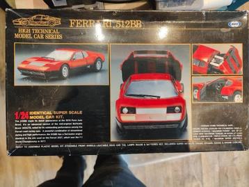 Mariu Ferrari 512 BB – 1:24 modelbouwkit – compleet  beschikbaar voor biedingen