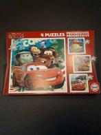 4 puzzles cars, 10 à 50 pièces, Utilisé, Enlèvement ou Envoi