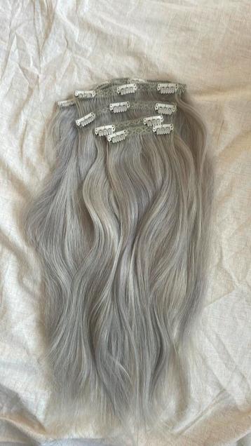Clip ins, echt haar (wit blond) beschikbaar voor biedingen