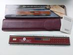 meetlat met clock en rekenmachine in etui, Ophalen of Verzenden, Nieuw