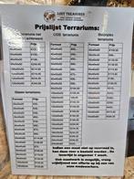 Terrariums tegen scherpe prijzen+voedseldieren, lampen etc, Dieren en Toebehoren, Ophalen, Zo goed als nieuw