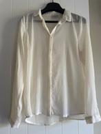 Chemisier, blouse met lange mouwen “ Pull&Bear”, Kleding | Dames, Blouses en Tunieken, Wit, Ophalen of Verzenden, Gedragen, Maat 36 (S)