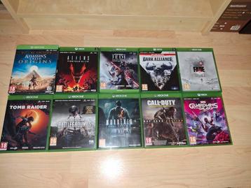 Xbox one games  beschikbaar voor biedingen