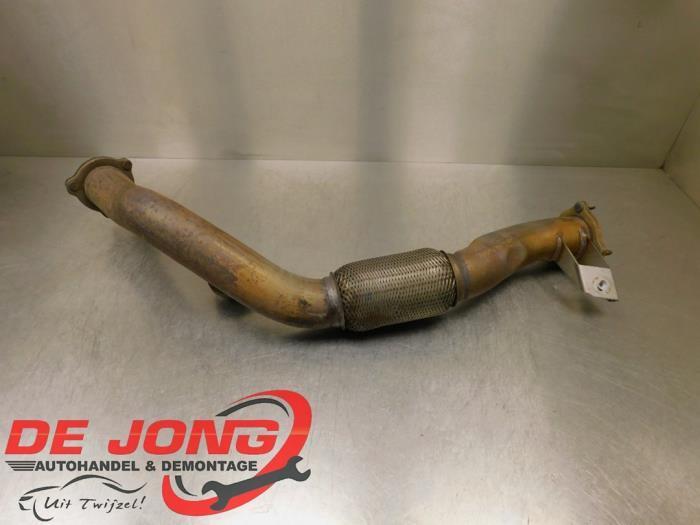 Uitlaat voorpijp van een Audi A6, Auto-onderdelen, Uitlaatsystemen, Audi, Gebruikt, 3 maanden garantie, Ophalen of Verzenden