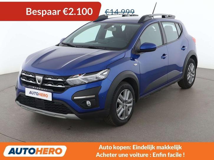 Dacia Sandero 1.0 TCe Stepway Comfort (bj 2022), Auto's, Dacia, Te koop, Sandero Stepway, ABS, Achteruitrijcamera, Airbags, Airconditioning