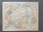 Carte ancienne prussienne « Carte historique de la Russie », Comme neuf, Carte géographique, Europe autre, 1800 à 2000