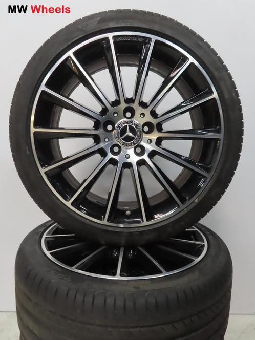 Mercedes 19 inch AMG velgen C klasse W205 zomerbanden, Auto-onderdelen, Banden en Velgen, Banden en Velgen, Zomerbanden, 19 inch