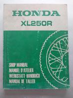 Werkplaatshandboek Honda XL250R editie 1982, Verzenden, Honda