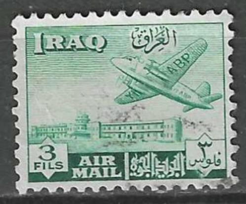 Irak 1949 - Yvert 1PA - Vliegtuig boven gebouw (ST), Postzegels en Munten, Postzegels | Azië, Gestempeld, Verzenden