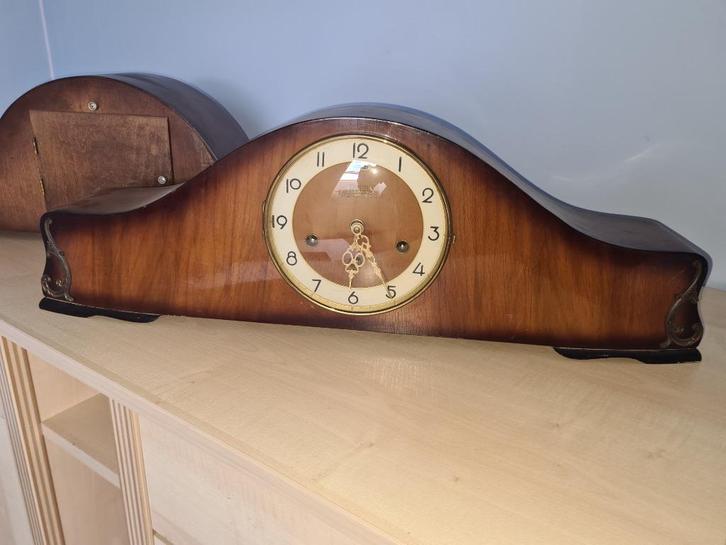 Antieke Rolls Westminster mantelklok – mechanisch met slagwe, Antiek en Kunst, Antiek | Klokken, Ophalen