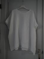 Witte blouse van 100% katoen. Voor dames One size fits all, Sans marque, Wit, Zo goed als nieuw, Maat 46/48 (XL) of groter