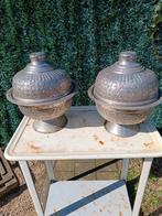 2 pots décoratifs en cuivre, Antiquités & Art, Antiquités | Bronze & Cuivre, Enlèvement ou Envoi