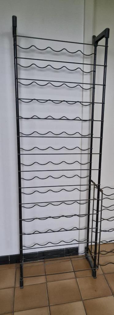 Wijnrekken diverse maten ., Huis en Inrichting, Woonaccessoires | Wijnrekken, Gebruikt, 75 cm of meer, Metaal, 25 flessen of meer