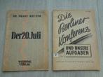 Boekjes direct na WO2 uitgegeven mbt WO2 -events , 2 € / st, Boeken, Gelezen, Ophalen of Verzenden, 1945 tot heden, Overige onderwerpen