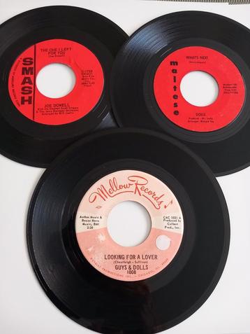 3 VINYLES POPCORN- OLDIES- TEENAGER- 60s USA 45T, Enlèvement ou Envoi, Comme neuf