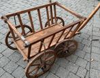 Vintage houten Bolderkar, Caravans en Kamperen, Ophalen, Gebruikt