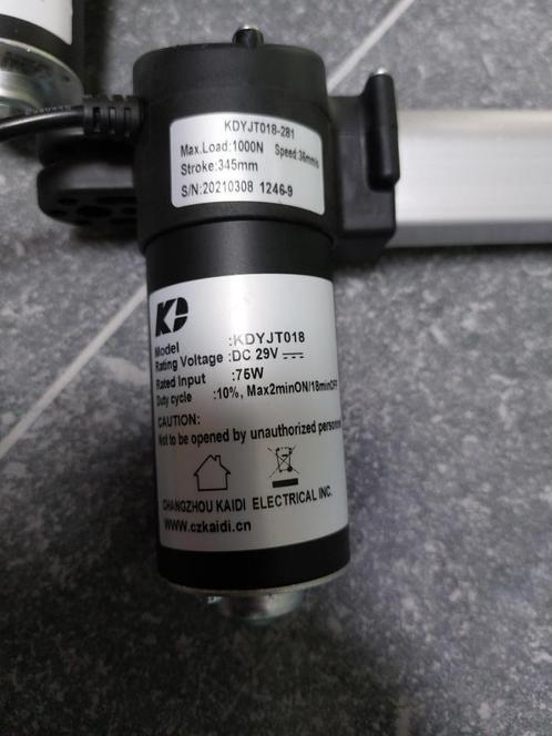 Electrische cilinder KDYJT018-281 29Vdc 1 stuk, Elektronische apparatuur, Onderdelen en Toebehoren, Zo goed als nieuw, Ophalen