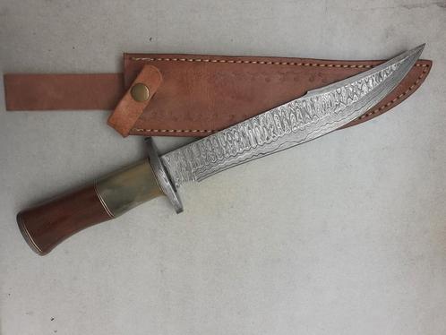 Damascus bowie, Caravans en Kamperen, Kampeergereedschap, Ophalen of Verzenden