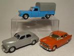 3 X Peugeot 1:43 NOREV, Vitesse, 1:36 Welly, Ophalen of Verzenden, Gebruikt, Auto, Norev