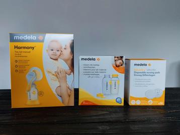 Medela handkolf-flesjes-zoogkompressen beschikbaar voor biedingen