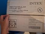 Intex Zwembad 450 * 220 * 84 met toebehoeren, Ophalen, Gebruikt, Rechthoekig, Minder dan 80 cm