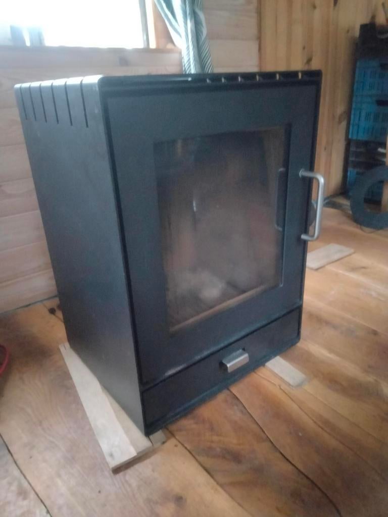 Poêle à bois termatech 6kw, Maison & Meubles, Poêles, Poêle à bois, Bois, Enlèvement