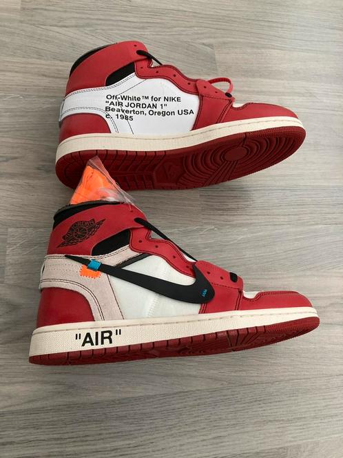 Nike Air Jordan 1 High Offwhite Chicago, Kleding | Heren, Schoenen, Zo goed als nieuw, Ophalen of Verzenden