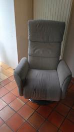 Fauteuil relax tissus gris, Relax, 125 à 150 cm, Enlèvement, Utilisé