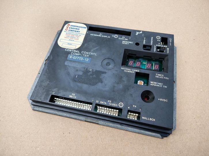 Central Control Computer/ 6-09738-10 Rowe-AMi (Div) jukebox, Collections, Machines | Jukebox, Ami, Envoi