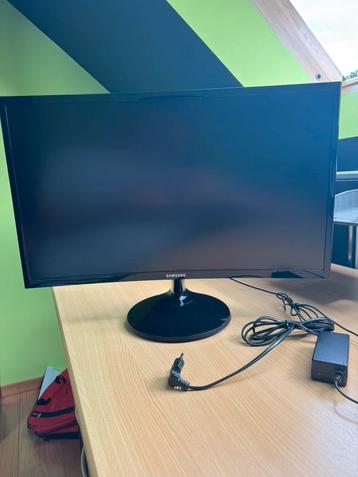 Écran ordinateur Samsung 24 pouces incurvé, Informatique & Logiciels, Moniteurs, HDMI, Comme neuf, Enlèvement, LED
