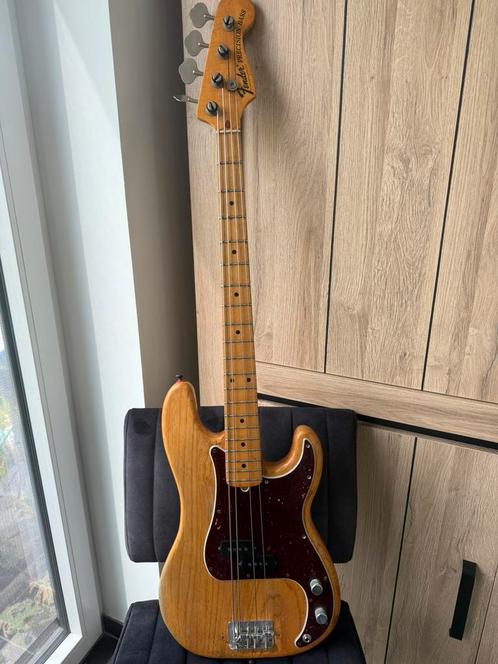 Fender Precision - Natural 1976, Muziek en Instrumenten, Snaarinstrumenten | Gitaren | Bas, Gebruikt, Ophalen