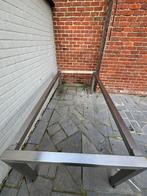 Tuintafelonderstel in roestvrij staal (100 - 200 - 70 cm), Ophalen, Gebruikt, Rechthoekig, Rvs